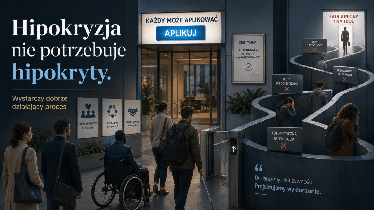 Hipokryzja nie potrzebuje hipokryty. Wystarczy dobrze działający proces